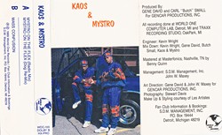 Detroit's rap roots are obscure, but worth finding, such as Kaos & Mystro's "Mystro on the Flex."
