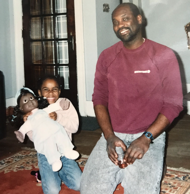 A young Lauren with her father, Bill Speed. - Photo courtesy of Netflix