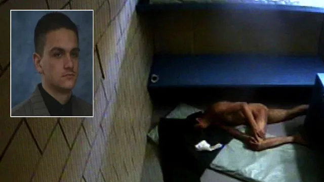 The death of David Stojcevski received international attention after shocking video was released showing him suffering withdrawals in his jail cell. - Screenbgrab from WDIV