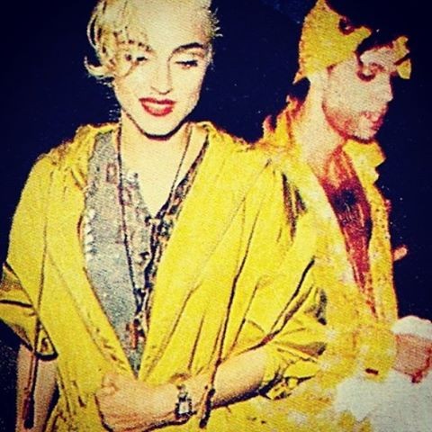 Madonna and Prince. - Photo via Instagram