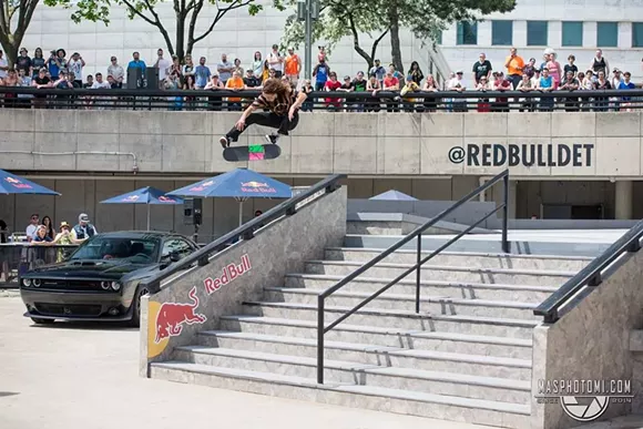 Evan Smith doing a kickflip at last years Hart Lines - Photo: Morgan Somers