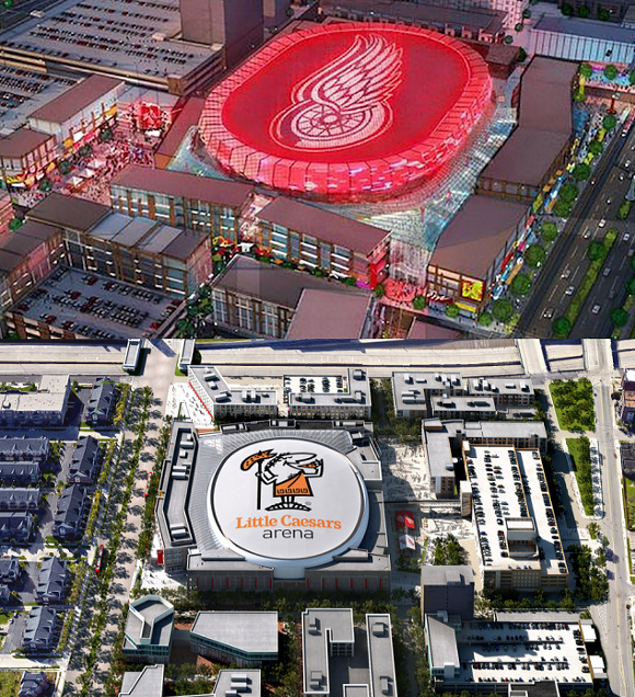 The LED roof was an excellent bit of salesmanship that vanished into thin air once the building was well underway. - Both images furnished by Olympia Development