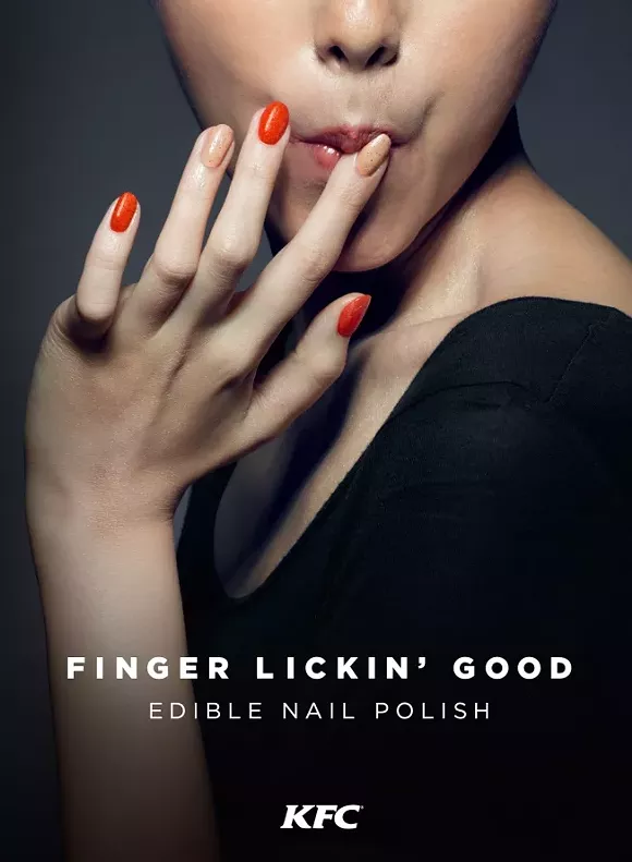 KFC unveils edible nail polish that tastes like chicken and there are no words