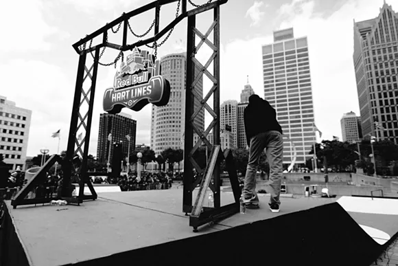 The Hart Lines entry for lanes 1 and 2, which both take skateboarders winding down a path into the “impact section” at the end of the course. - Photo: Chris Mollon (@photoventureboy)