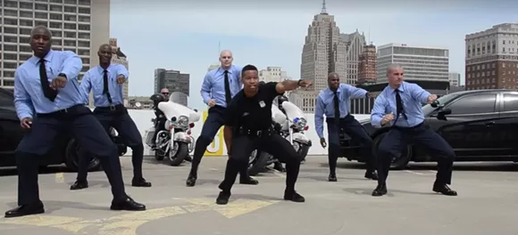 Video: Detroit Police Department busts out the moves