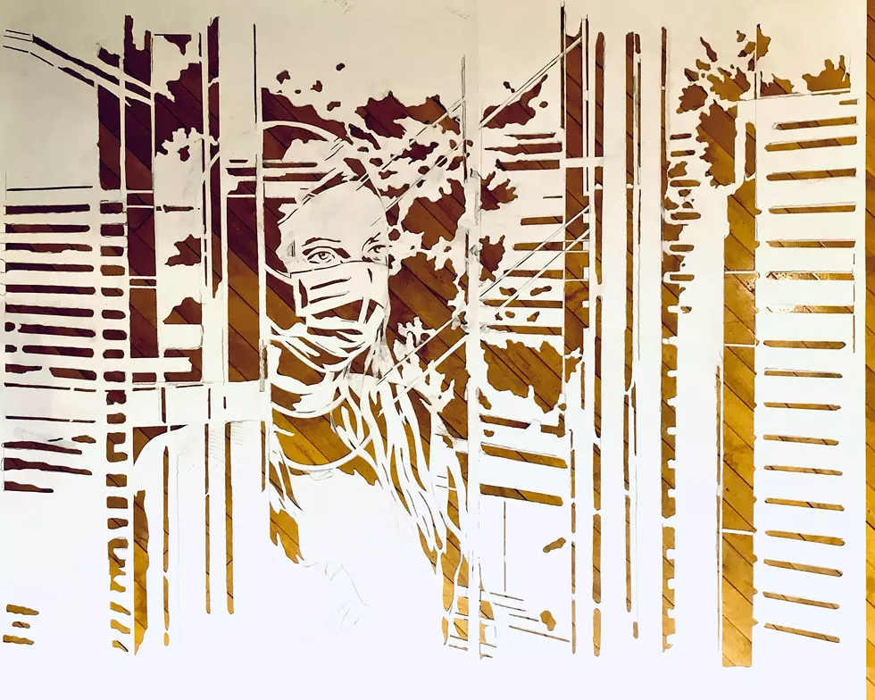 "Mask,” by Nicole Macdonald. - Courtesy of the artist