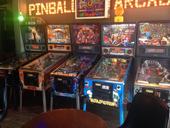 Those are some intense pinball machines. - William M. (yelp.com)