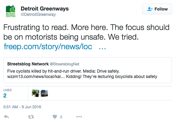 Some cry foul on coverage of Kalamazoo cyclists' deaths