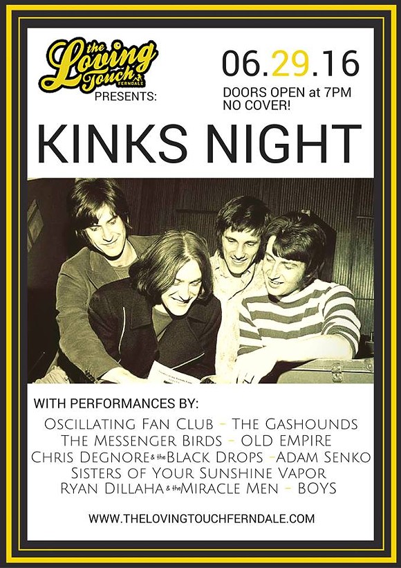 Kinks Night at the Loving Touch