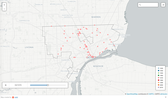 Interactive map shows Detroit's gay bars since the 1930s