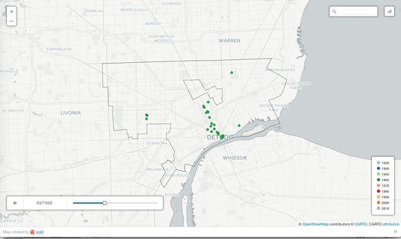 Interactive map shows Detroit's gay bars since the 1930s