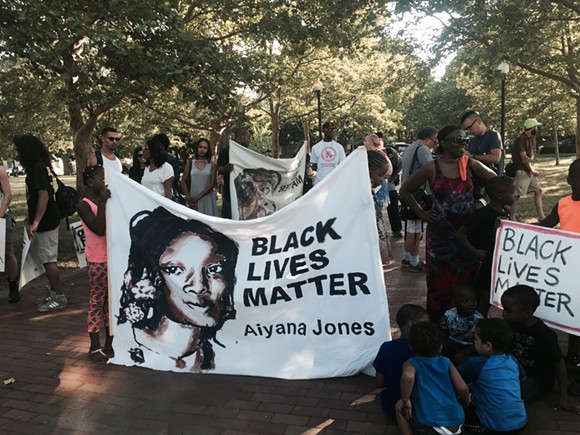 Six arrested during rally honoring Aiyana Stanley-Jones