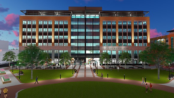 A rendering of the proposed Royal Oak City Center development. - Courtesy photo