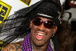 Former Piston Dennis Rodman explains how he broke his dick