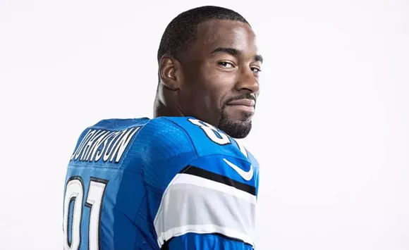 Calvin Johnson is trading in the football field for the ballroom