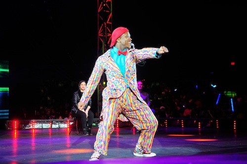 Sifiso is the performer most likely to try leading you in a super silly dancing game of follow-the-leader. - Courtesy UniverSoul Circus
