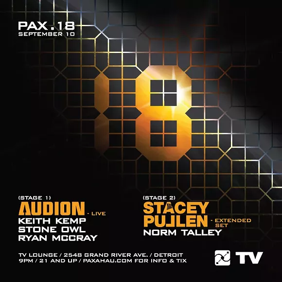 Celebrate Paxahau's 18th anniversary at TV Lounge this Saturday