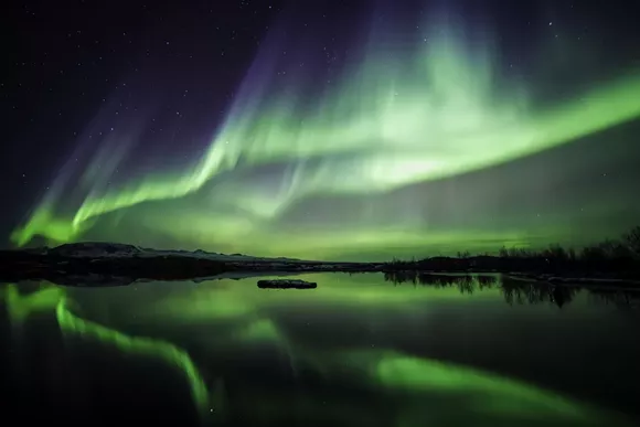 The Northern lights. Clearly not Michigan, but gorgeous nonetheless. - Johann Helgason // Shutterstock