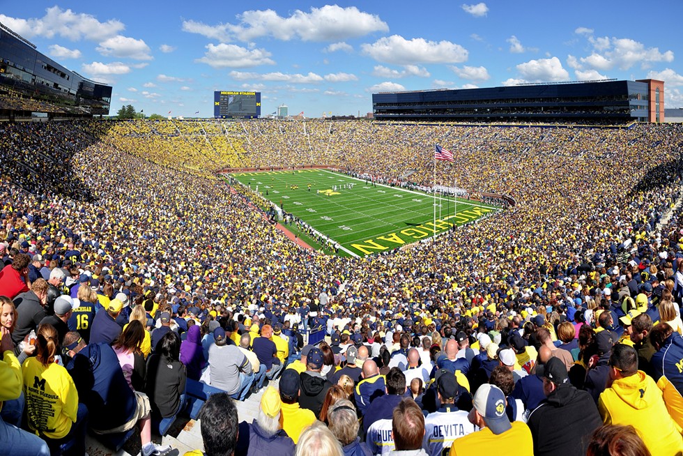 The number of people in the United States who have died from COVID-19 surpassed 112,000 — more than the number of people who could fill Ann Arbor's Michigan Stadium, which has an official capacity of 107,601, making it the largest stadium in the U.S. - Andrew Horne, Wikimedia Creative Commons
