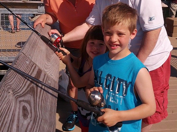 Learn how to teach children the sport of fishing