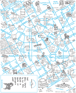 Warby Parker continues to woo us with this map of the best places to sit and read in Detroit