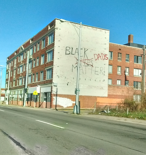 What is up with this Highland Park graffiti?