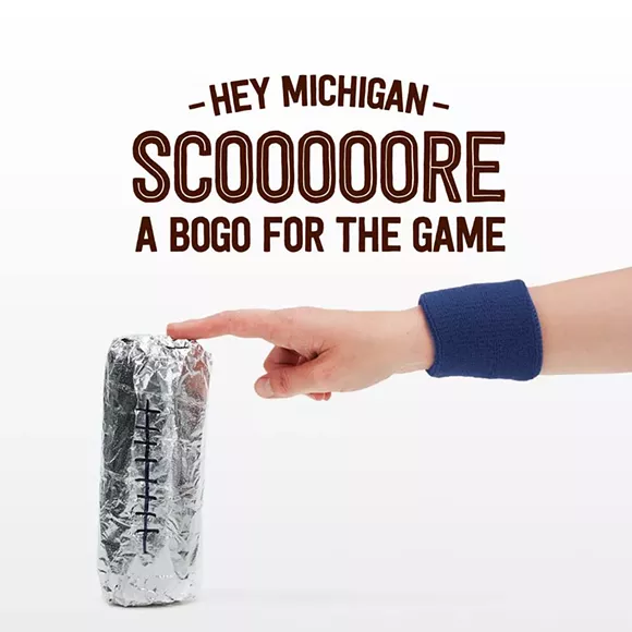 Michigan fans: Wear your favorite maize and blue gear, score free Chipotle