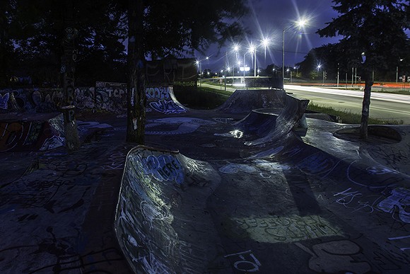 North Detroit, Ride It Sculpture Park, Klinger and E. Davidson. - Photo by Haomin Wei