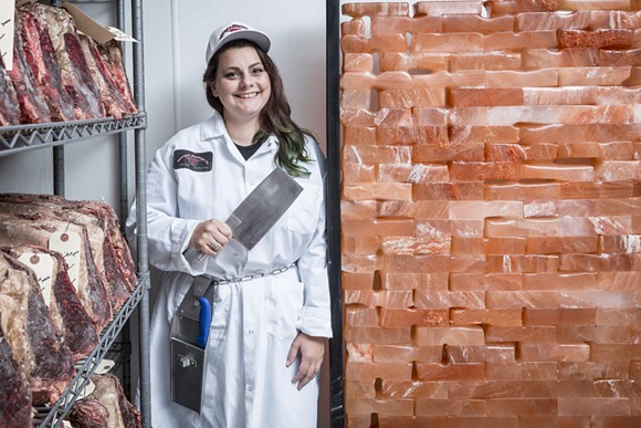Larissa Pope is one of several chefs in Detroit who knows how to transform a carcass into cuisine. - Photo by Jacob Lewkow.