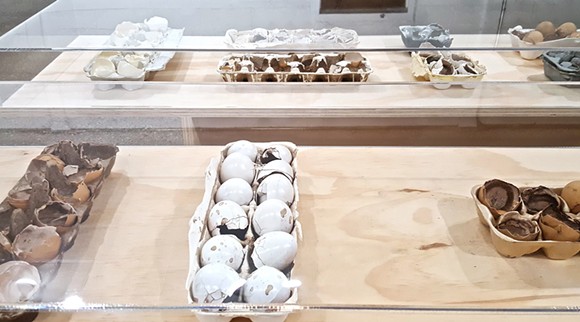 Eggshell Series (2016), installation view - Photo by Sarah Rose Sharp