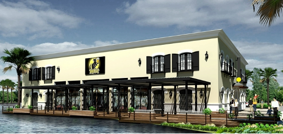 A rendering of the HopCat in Florida, where you can sip on fruity drinks in the sun unlike here in Michigan. - COURTESY PHOTO.