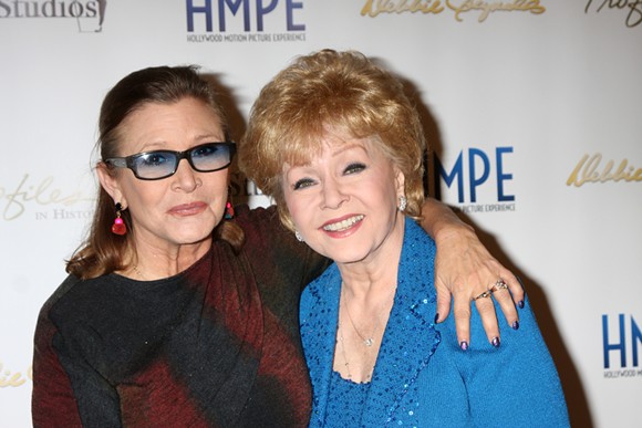 Carrie Fisher and Debbie Reynolds circa 2014. - SHUTTERSTOCK.