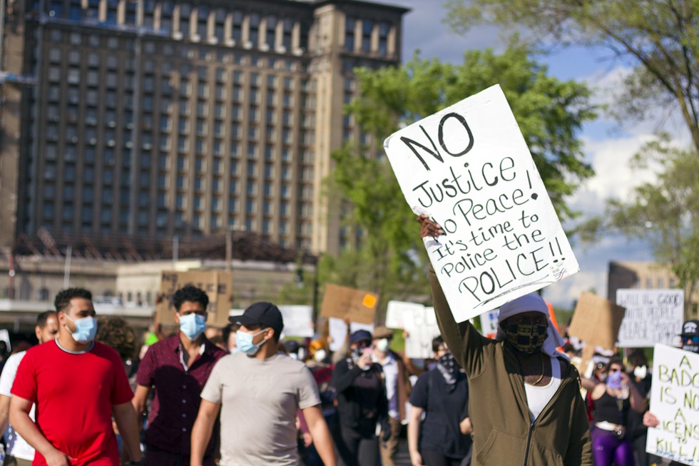Protests against police brutality have been sustained in Detroit since May 29. - STEVE NEAVLING