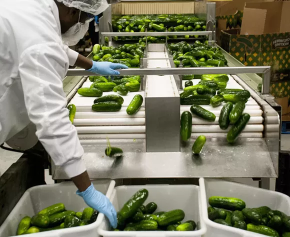 See how McClure's produces over 2,000 jars of pickles per day