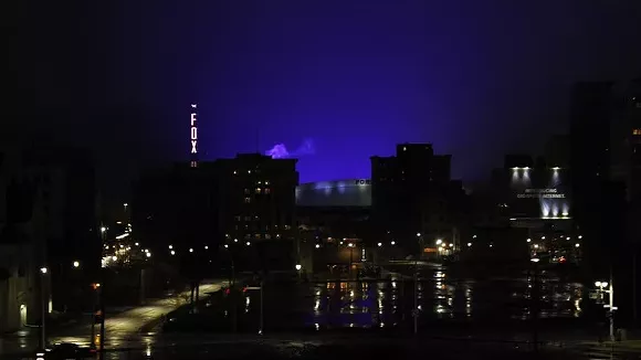 One woman's battle to fight those weird lights over Ford Field