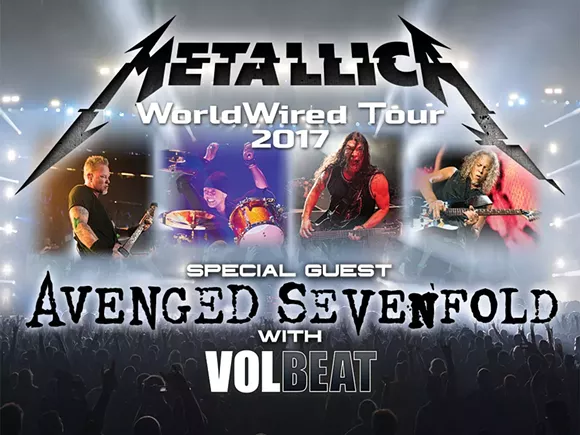 Just announced: Metallica at Comerica Park in July