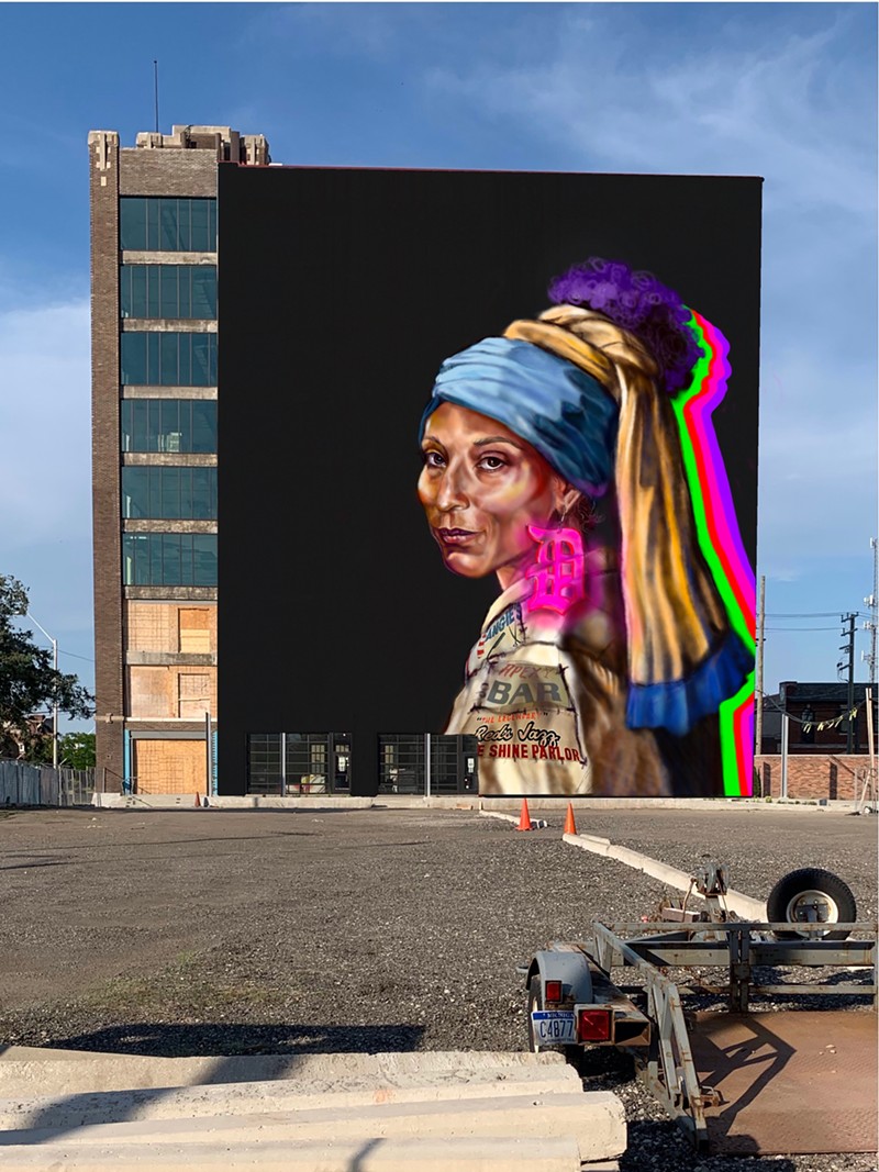 Detroit's controversial 'Illuminated Mural' has been 'irreparably damaged,' will be replaced by new mural