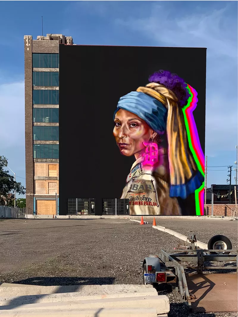 Detroit's controversial 'Illuminated Mural' has been 'irreparably damaged,' will be replaced by new mural