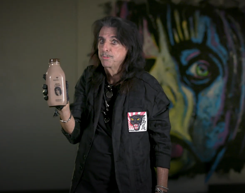 Alice Cooper is the face of Arizona-based chocolate milk to benefit little rock 'n' rollers