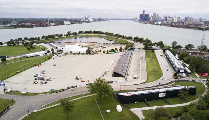 Park or race track? Belle Isle pictured in May 26, 2017. - James Piedmont
