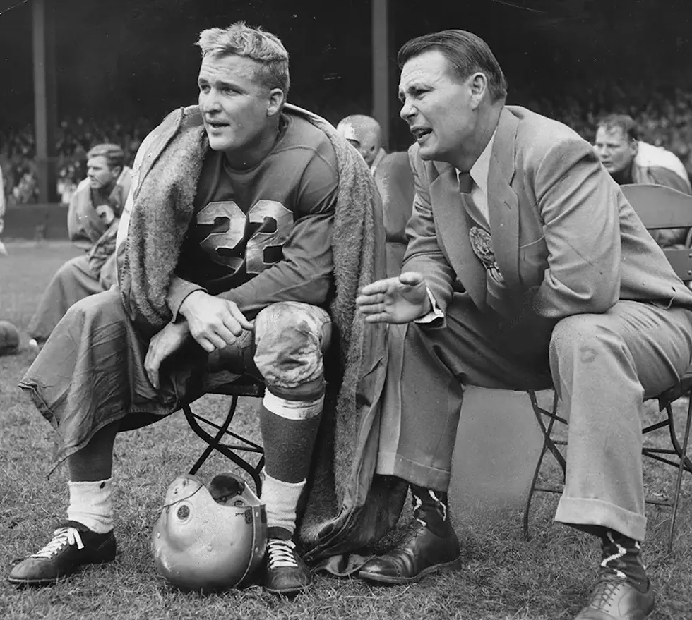 Bobby Layne and Buddy Parker. - Courtesy photo