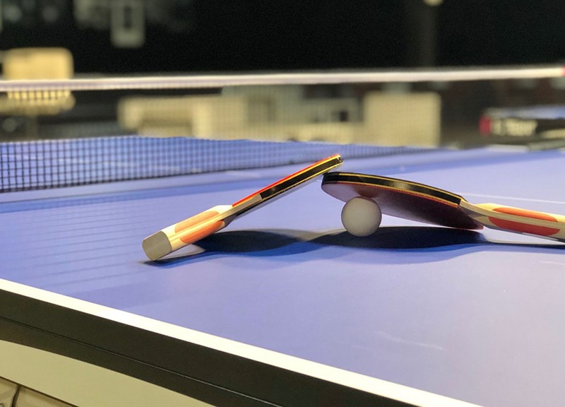 Frontline workers can play free table tennis at Pong Detroit this month