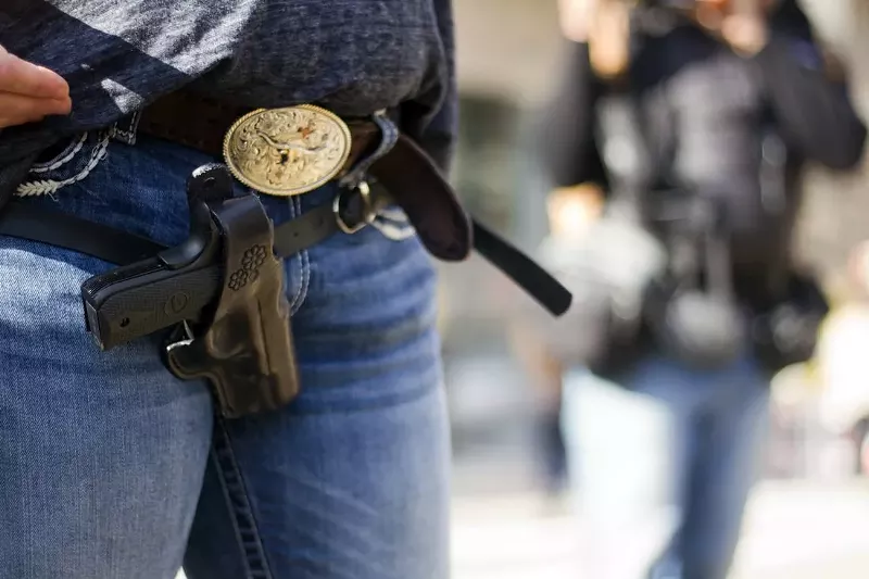 Armed Trump supporters protest in Detroit on Nov. 6. - Steve Neavling