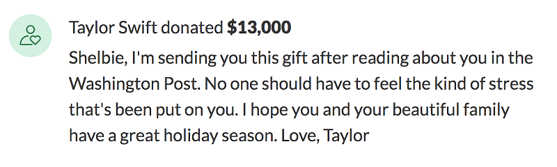 Taylor Swift gifts $13k to unemployed Michigan mother of four facing eviction (2)