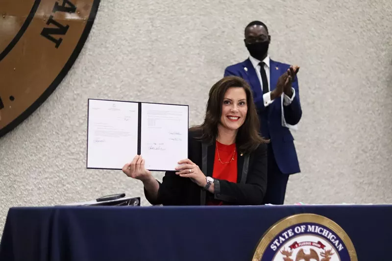 Gov. Gretchen Whitmer signed "Clean Slate" bills into law in October, erasing the cannabis-related criminal records of thousands of Michigan residents. - State of Michigan