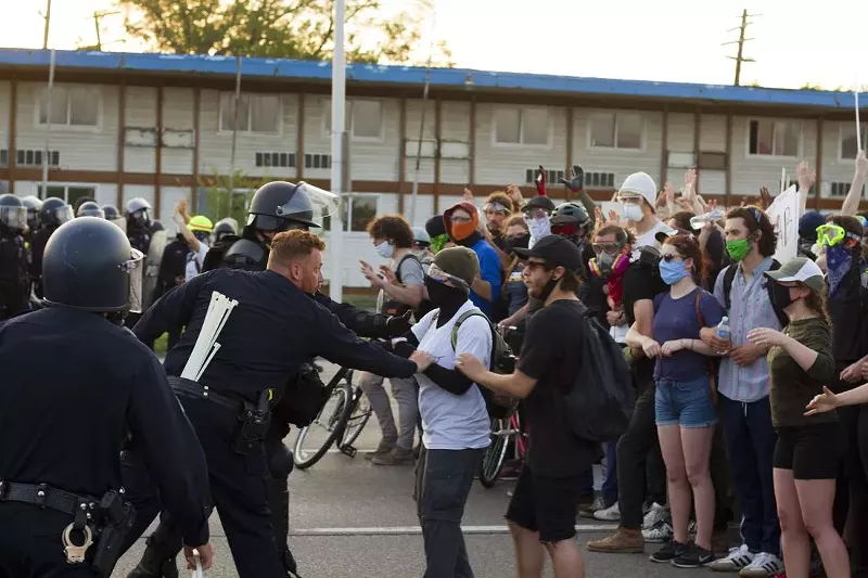 Police arrested 127 protesters for defying Detroit's curfew on June 2. - Steve Neavling