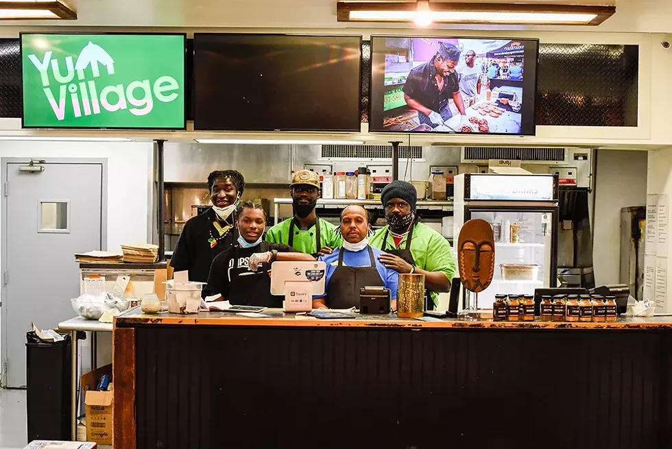 New Center's Yum Village restaurant has rebranded itself as Yum Village Afro-Caribbean Market Pantry, a bodega- or bazaar-style marketplace. - Kelley O'Neill