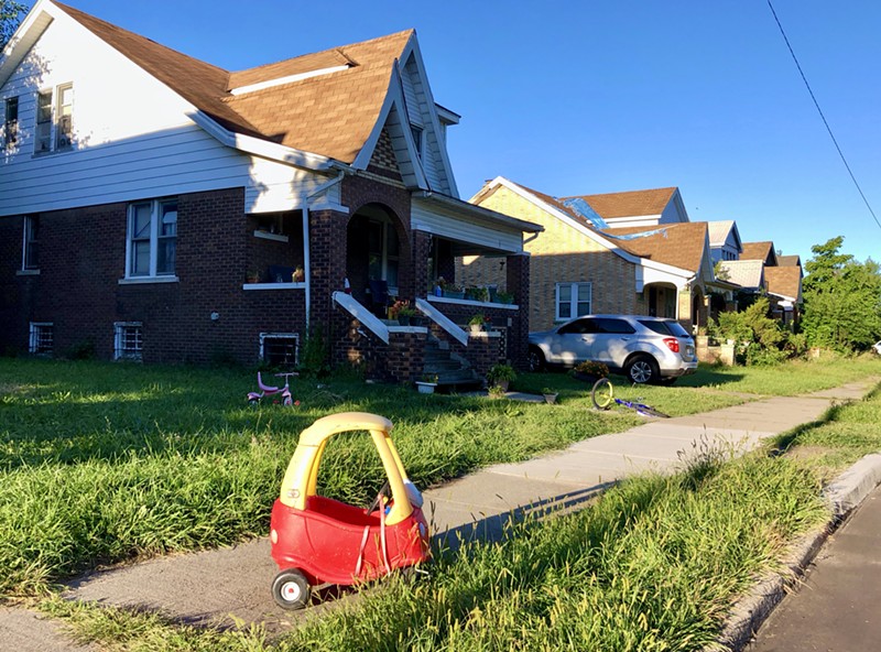 Houses on Detroit's east side. - Steve Neavling