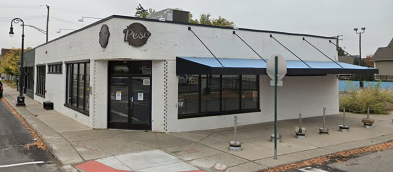 The now-shuttered Peso Bar on Bagley Avenue in Detroit's Mexicantown. - Google Maps/Street View