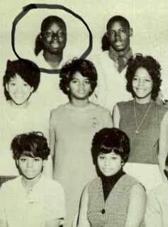 Reuben Bryant, top left, in a 1966 class photo at Detroit’s Northwestern High School. - Ancestry.com